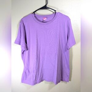 LAT women's purple tshirt size L